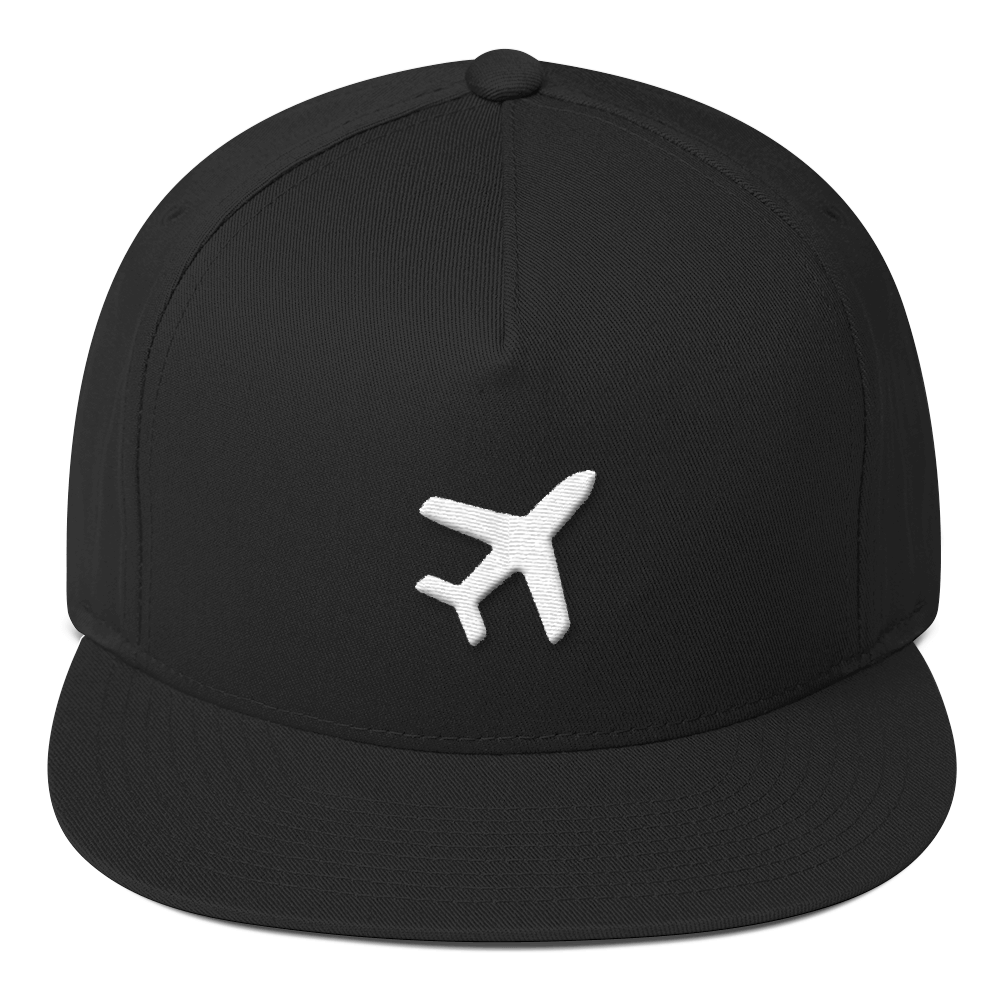 ICONSPEAK ONE Airplane Hat - ICONSPEAK Travel shirt, traveller t-shirt, backpacker and backpacking shirt, icon language shirt