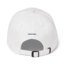Load image into Gallery viewer, ICONSPEAK ONE Plane Dad Hat - ICONSPEAK Travel shirt, traveller t-shirt, backpacker and backpacking shirt, icon language shirt