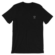 Load image into Gallery viewer, ICONSPEAK One Love Shirt Embroidered - ICONSPEAK Travel shirt, traveller t-shirt, backpacker and backpacking shirt, icon language shirt