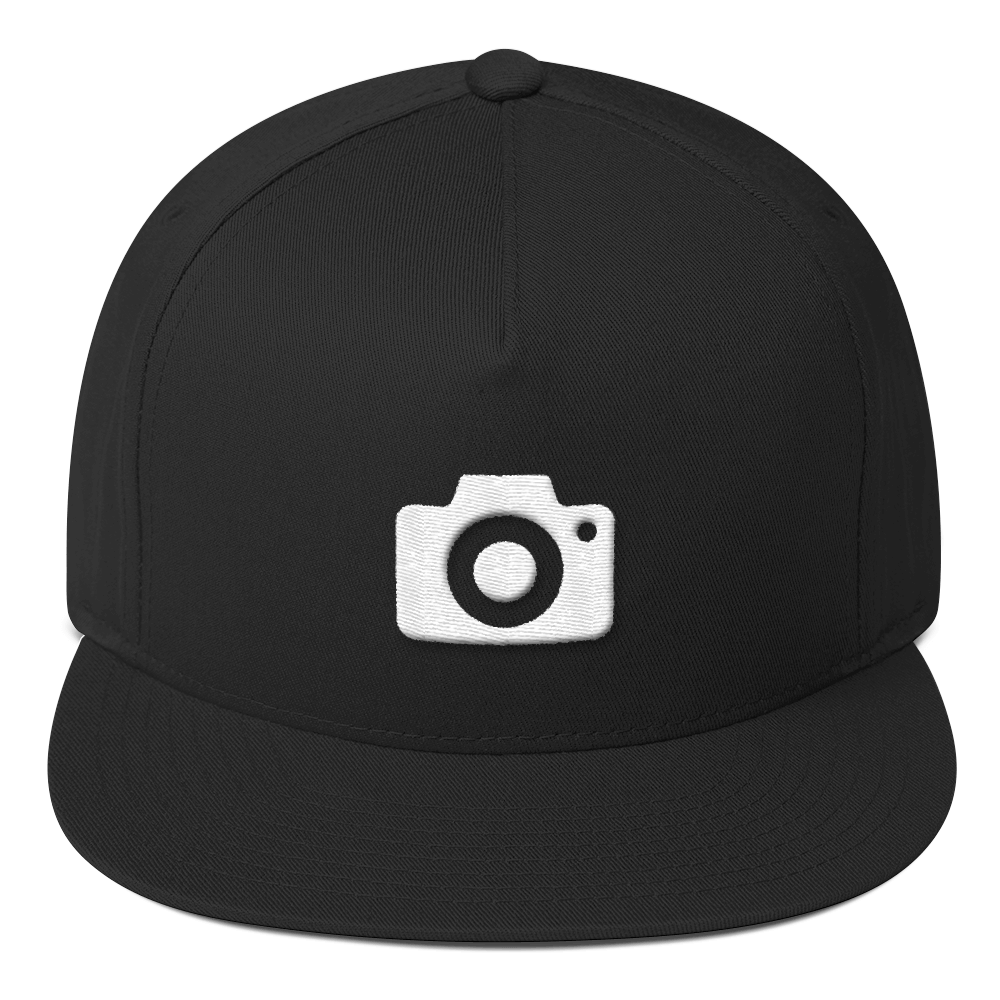 ICONSPEAK ONE Camera Hat - ICONSPEAK Travel shirt, traveller t-shirt, backpacker and backpacking shirt, icon language shirt