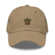 Load image into Gallery viewer, Turtle Embroidered Dad hat