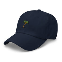 Load image into Gallery viewer, Coconut Tree Embroidered Dad hat