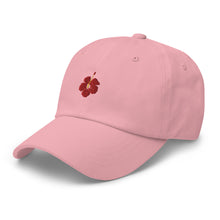 Load image into Gallery viewer, Hibiscus Embroidered Dad hat