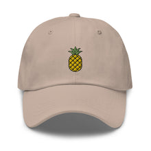 Load image into Gallery viewer, Pineapple Embroidered Dad hat