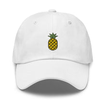 Load image into Gallery viewer, Pineapple Embroidered Dad hat