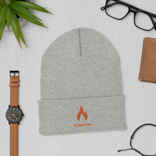 Load image into Gallery viewer, ICONSPEAK ONE Fire Beanie - ICONSPEAK Travel shirt, traveller t-shirt, backpacker and backpacking shirt, icon language shirt