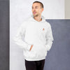 ICONSPEAK ONE Fire Hoodie Embroidered - ICONSPEAK Travel shirt, traveller t-shirt, backpacker and backpacking shirt, icon language shirt