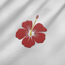 Load image into Gallery viewer, Hibiscus Icon Embroidered T-Shirt
