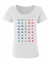 ICONSPEAK Paris City Women's Shirt - ICONSPEAK Travel shirt, traveller t-shirt, backpacker and backpacking shirt, icon language shirt