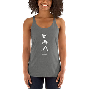 ICONSPEAK Yoga Story Tanktop - ICONSPEAK Travel shirt, traveller t-shirt, backpacker and backpacking shirt, icon language shirt