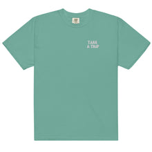 Load image into Gallery viewer, Take A Trip Embroidered Comfort Colors Unisex T-Shirt