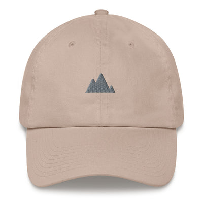 ICONSPEAK ONE Mountain Dad Hat - ICONSPEAK Travel shirt, traveller t-shirt, backpacker and backpacking shirt, icon language shirt