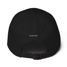 Load image into Gallery viewer, ICONSPEAK ONE Plane Dad Hat - ICONSPEAK Travel shirt, traveller t-shirt, backpacker and backpacking shirt, icon language shirt