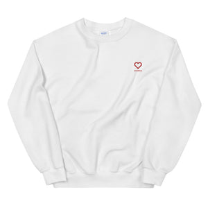 ICONSPEAK One Love Sweatshirt Embroidered - ICONSPEAK Travel shirt, traveller t-shirt, backpacker and backpacking shirt, icon language shirt