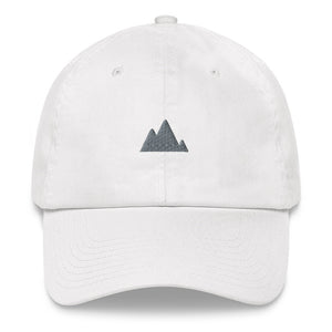 ICONSPEAK ONE Mountain Dad Hat - ICONSPEAK Travel shirt, traveller t-shirt, backpacker and backpacking shirt, icon language shirt