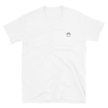 Load image into Gallery viewer, ICONSPEAK One Bicycle Shirt Embroidered - ICONSPEAK Travel shirt, traveller t-shirt, backpacker and backpacking shirt, icon language shirt