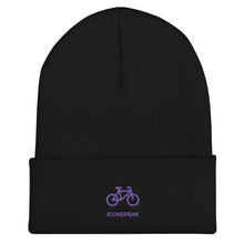 Load image into Gallery viewer, ICONSPEAK ONE Bicycle Beanie - ICONSPEAK Travel shirt, traveller t-shirt, backpacker and backpacking shirt, icon language shirt