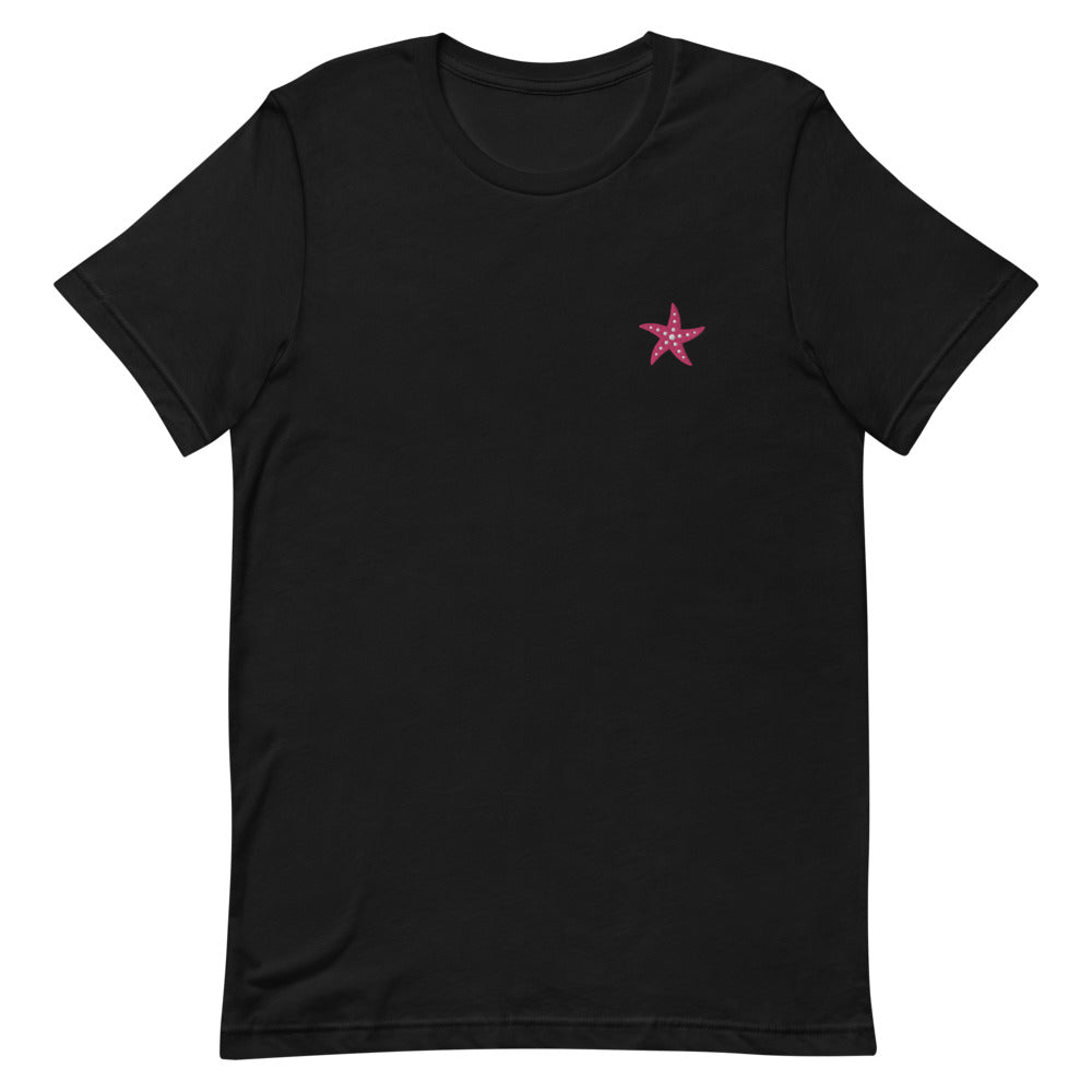 Starfish Icon Embroidered T-Shirt
