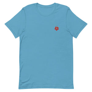 Hibiscus Icon Embroidered T-Shirt