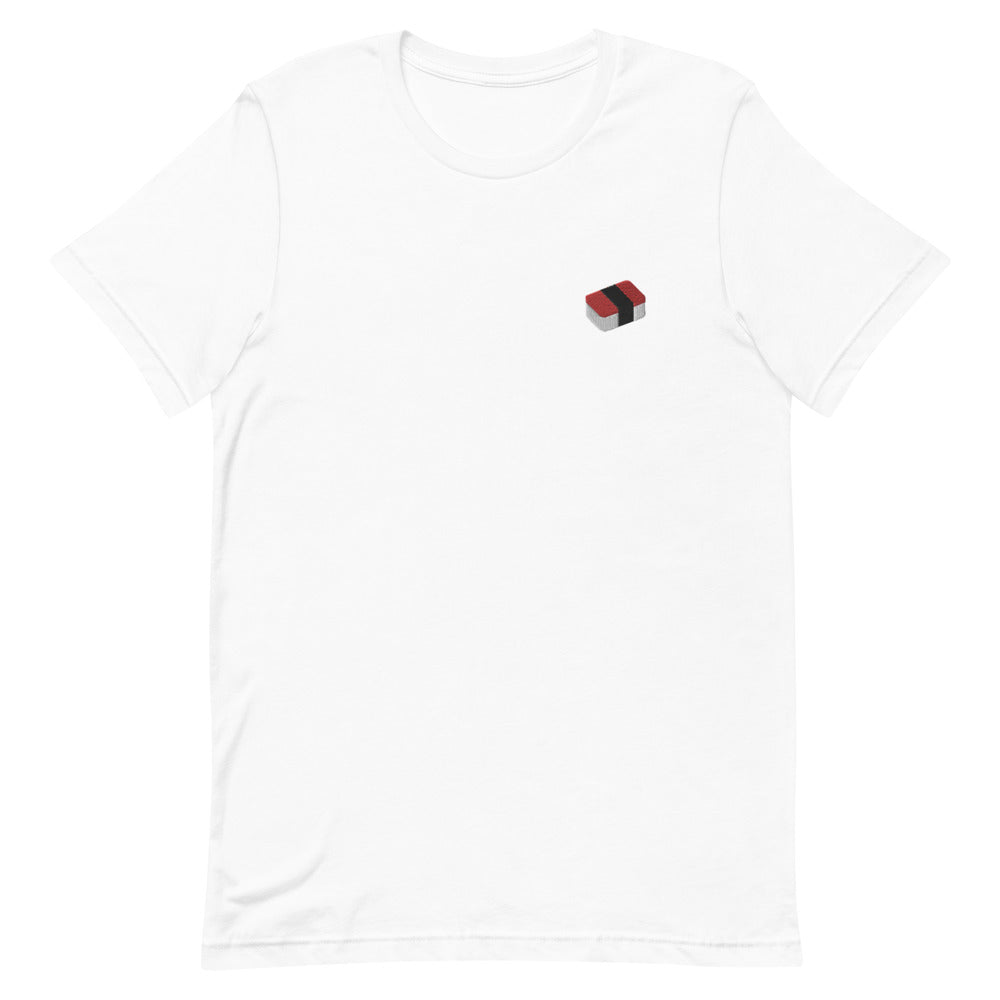 Spam Musubi Icon Embroidered T-Shirt