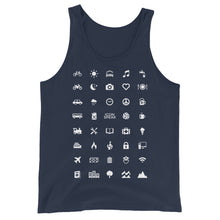 Load image into Gallery viewer, ICONSPEAK World Edition Men&#39;s Icon Tank Top